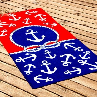 Полотенце пляжное велюр «Red&Blue» 75*150 | Lotus