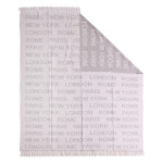 Плед «Корсика City» бел-сер | 140*200 | Vladi