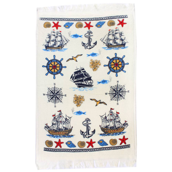 Полотенце махровое «Море» 40*60 разноцветный | IzziHome