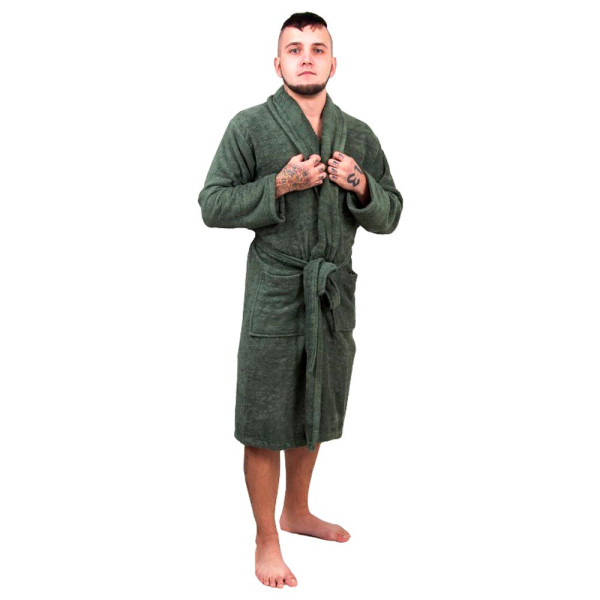 Халат махра бамбук «Maison 3D yesil» S/M | Tac